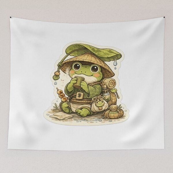Item preview, Rain Frog Tea Break designed and sold by Matcha Yoru.