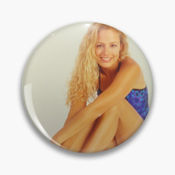 Item preview, Smiling Woman in Blue Swimsuit designed and sold by jklune.