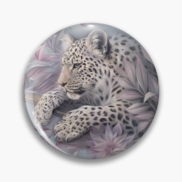 Item preview, Shimmering Leopard in Tranquil Daydream designed and sold by Eclectic Monkey.