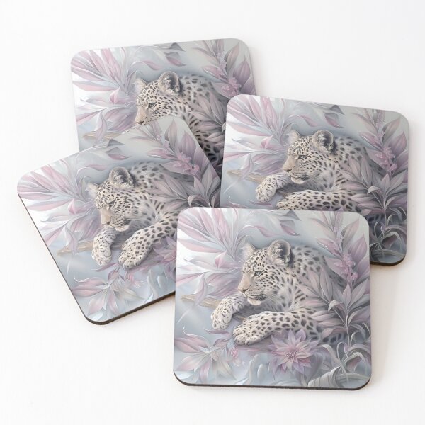 Item preview, Shimmering Leopard in Tranquil Daydream designed and sold by Eclectic Monkey.