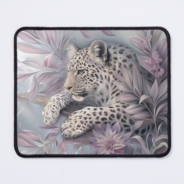 Item preview, Shimmering Leopard in Tranquil Daydream designed and sold by Eclectic Monkey.