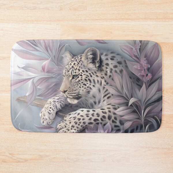 Item preview, Shimmering Leopard in Tranquil Daydream designed and sold by Eclectic Monkey.