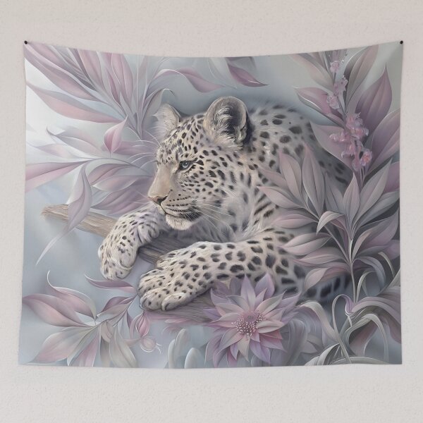 Item preview, Shimmering Leopard in Tranquil Daydream designed and sold by Eclectic Monkey.