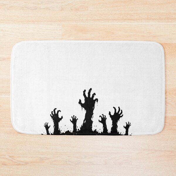 Item preview, Zombie Hands Rising from the Grave Black and White Line Art designed and sold by Greemo03.