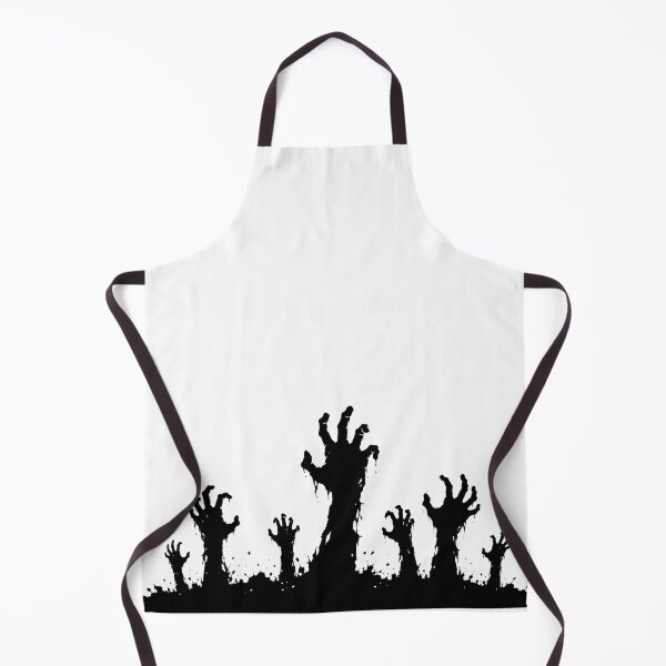 Item preview, Zombie Hands Rising from the Grave Black and White Line Art designed and sold by Greemo03.