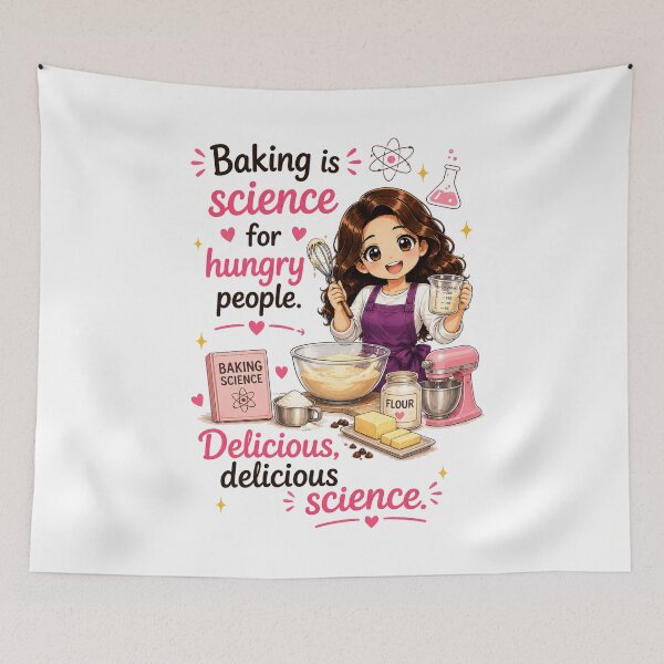Item preview, Baking is Science for Hungry People designed and sold by thecookiegallery.
