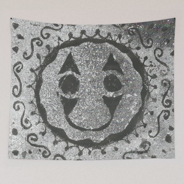 Item preview, Moon Clown Face designed and sold by artbycamb.