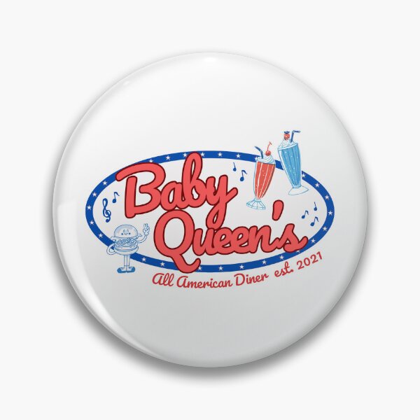 Item preview, American Dream Baby Queen MV Fake Diner Logo designed and sold by alyssabmarie.