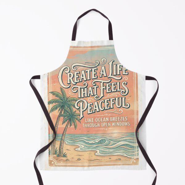 Item preview, Create a Life That Feels Peaceful – Ocean Therapy Poster Design designed and sold by Sea Gem.