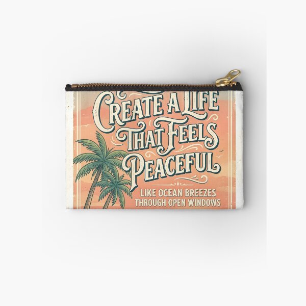 Item preview, Create a Life That Feels Peaceful – Ocean Therapy Poster Design designed and sold by Sea Gem.