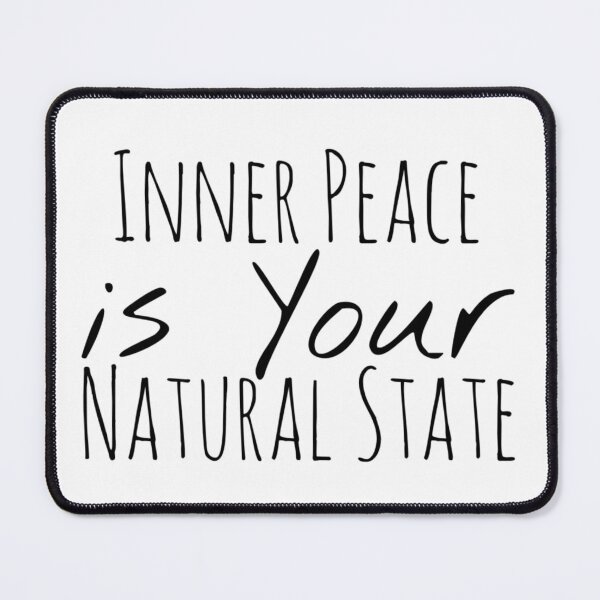 Item preview, Inner Peace is Your Natural State – Calmness Affirmation designed and sold by Camila Ardila.