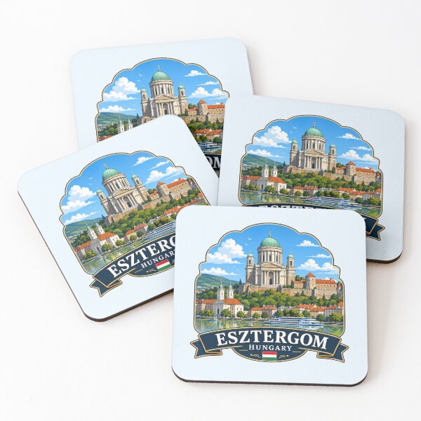 Item preview, Esztergom, Hungary - Basilica & Danube River designed and sold by Myra365Art.