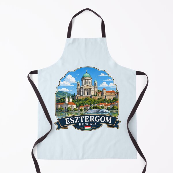 Item preview, Esztergom, Hungary - Basilica & Danube River designed and sold by Myra365Art.