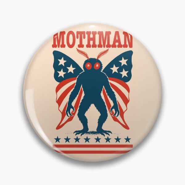 Item preview, Patriotic Mothman designed and sold by Ghost on Toast.