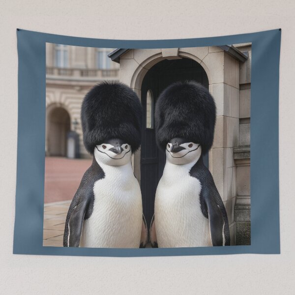 Item preview, Chin Strap Penguins at Buckingham Palace designed and sold by Tridentulus.