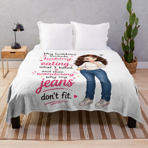 Item preview, Hobbies Include Baking, Eating, Wondering About Jeans designed and sold by thecookiegallery.