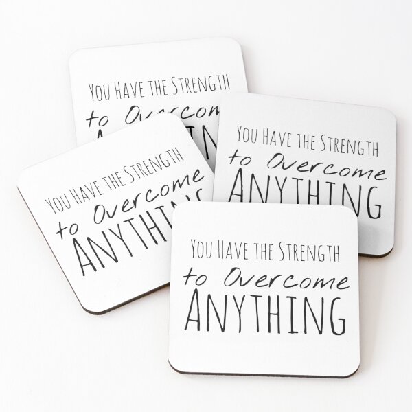 Item preview, You Have the Strength to Overcome Anything – Power Affirmation designed and sold by Camila  Ardila.