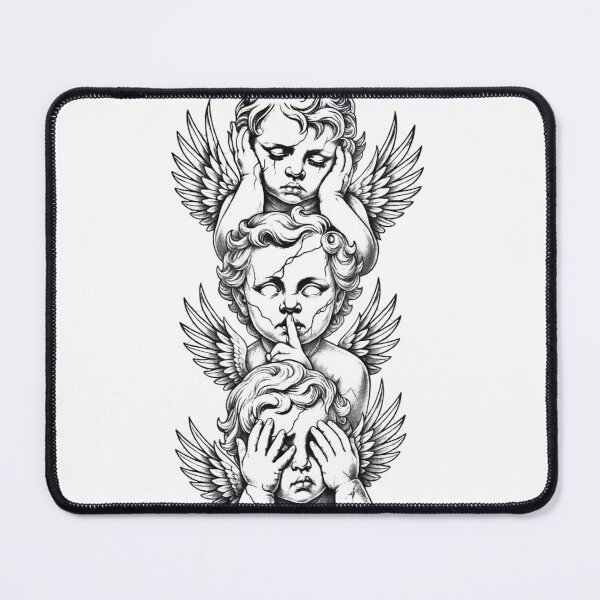 Item preview, Three Gothic Angels – See No Evil designed and sold by Studioartwork.