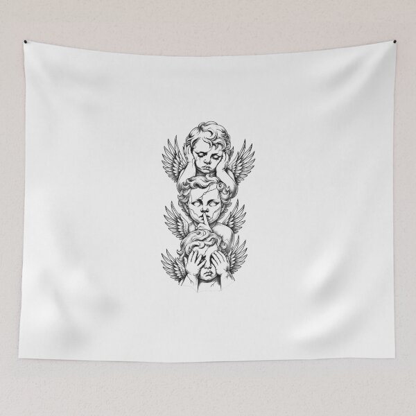 Item preview, Three Gothic Angels – See No Evil designed and sold by Studioartwork.