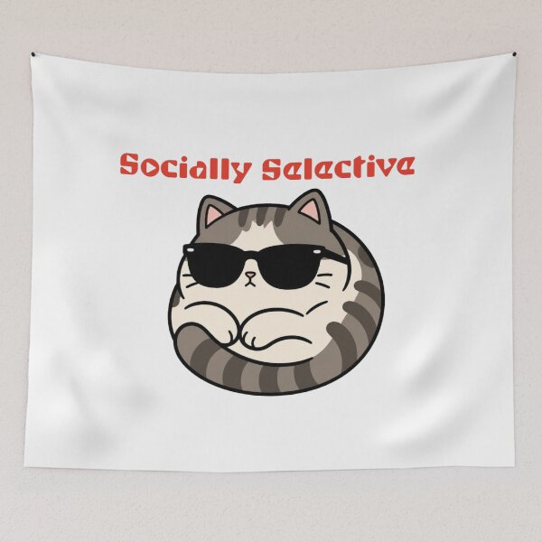 Item preview, introvert cat designed and sold by MonGabon.