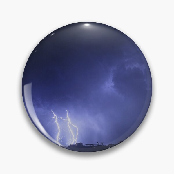 Item preview, Lightning Over Lake Pueblo-North Marina Summer Thunderstorm designed and sold by Alarid Photography.