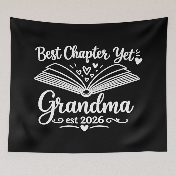 Item preview, Best Chapter Yet Grandma est 2026,Grandma Book Lover designed and sold by CloudyPress.