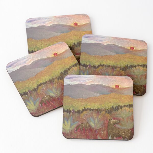 Item preview, Sunset Mountain Range Horses  designed and sold by WhimsicalSeas.