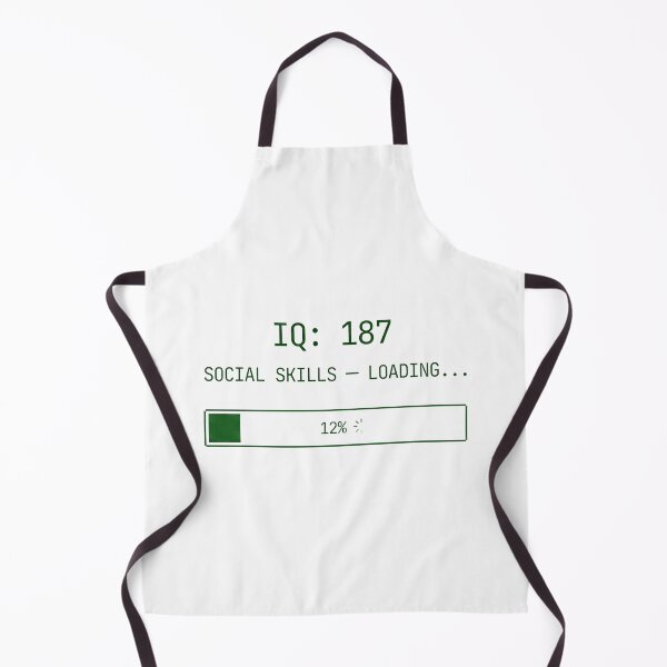 Item preview, IQ 187 Social Skills Loading Funny Gamer Nerd Retro Screen designed and sold by Greemo03.