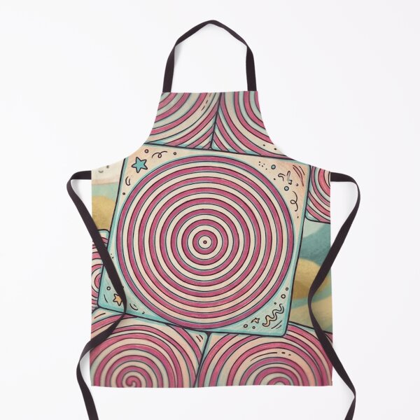 Item preview, Whimsical Geometric Swirls - Cartoony Affine Tile Pattern designed and sold by AirCrayons27.