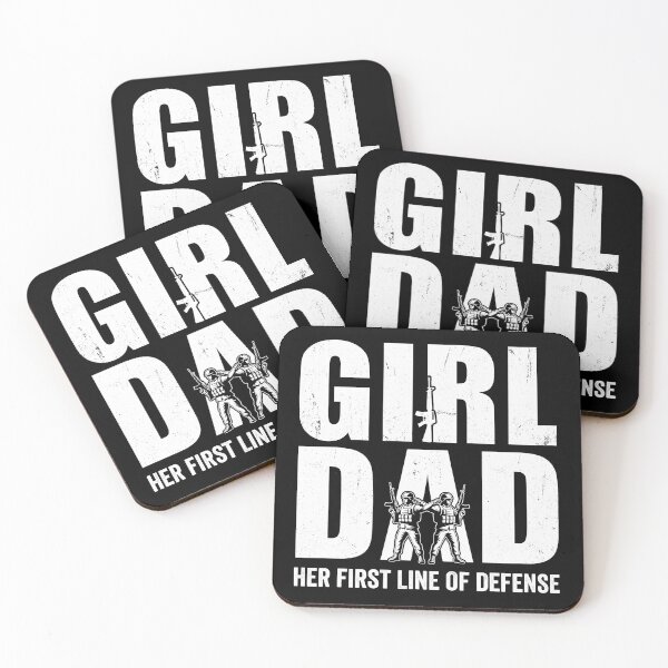 Item preview, Comfort Colors Popular Girl Dad Her Protector Forever,Popular Father's Day Gift designed and sold by gear-posters.