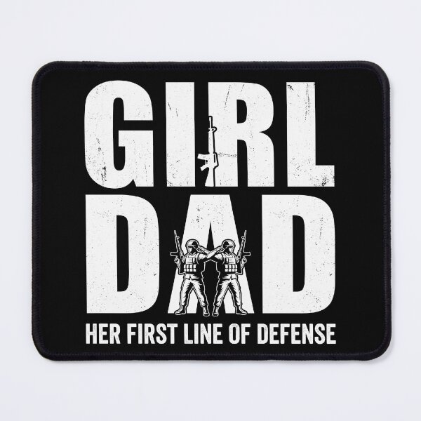 Item preview, Comfort Colors Popular Girl Dad Her Protector Forever,Popular Father's Day Gift designed and sold by gear-posters.