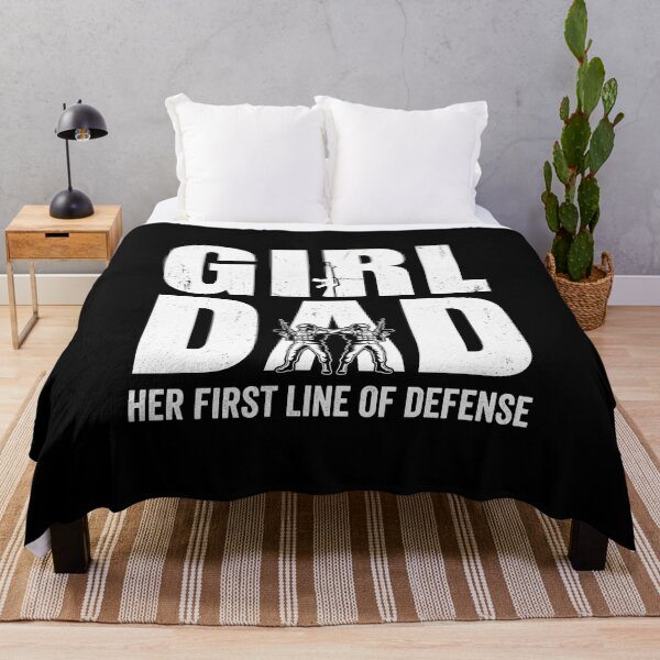 Item preview, Comfort Colors Popular Girl Dad Her Protector Forever,Popular Father's Day Gift designed and sold by gear-posters.