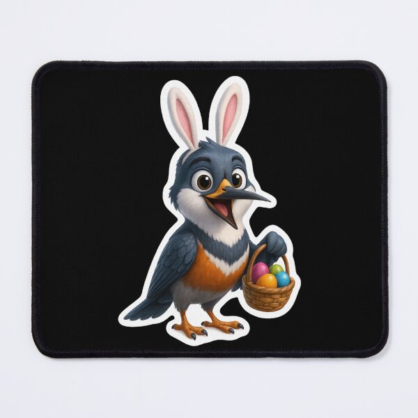 Item preview, Easter Belted Kingfisher designed and sold by Sillytoe.