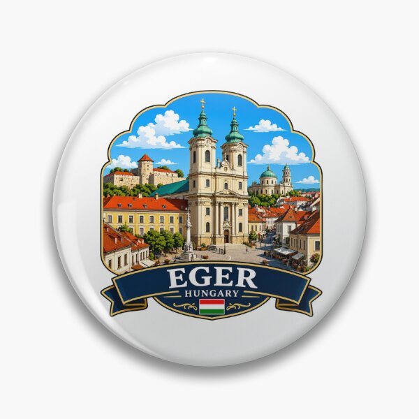 Item preview, Eger, Hungary - Baroque Old Town designed and sold by Myra365Art.