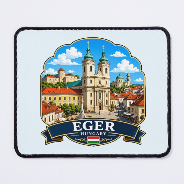 Item preview, Eger, Hungary - Baroque Old Town designed and sold by Myra365Art.
