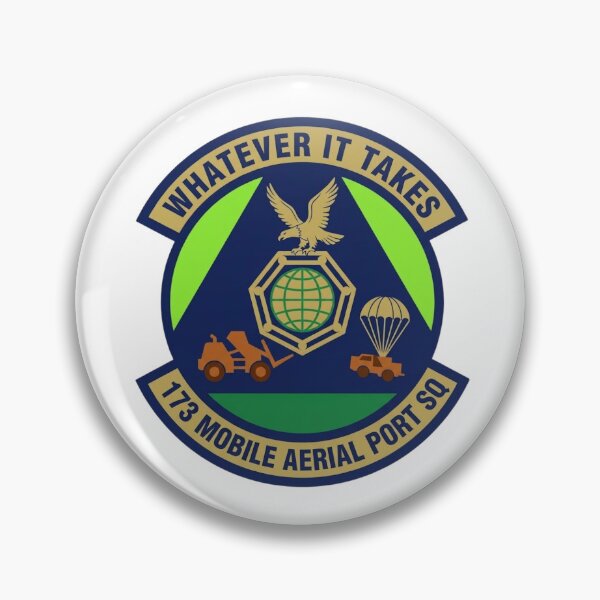 Item preview, US Air Force 173rd Mobile Aerial Port Squadron Insignia designed and sold by CharlieDesings.