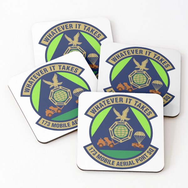 Item preview, US Air Force 173rd Mobile Aerial Port Squadron Insignia designed and sold by CharlieDesings.