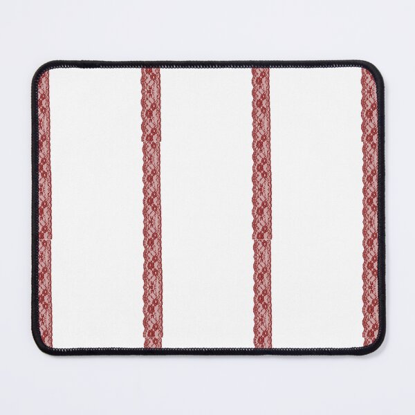 Item preview, Minimalist Red Lace Ribbon Vertical Pattern Coquette designed and sold by Cleairydelulu.