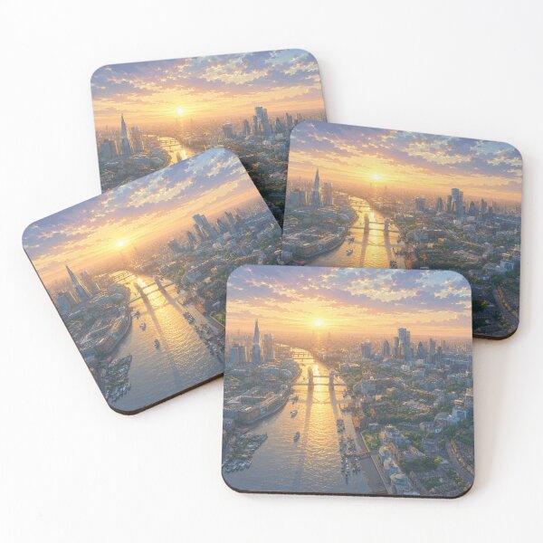 Item preview, London Aerial View designed and sold by tilmizart.