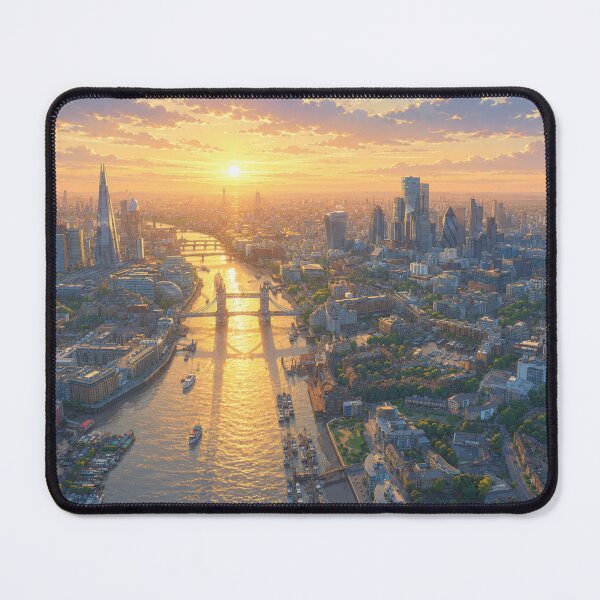 Item preview, London Aerial View designed and sold by tilmizart.