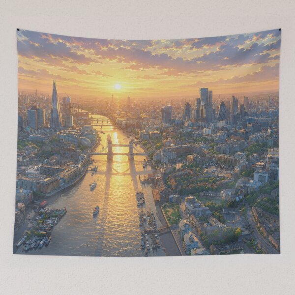 Item preview, London Aerial View designed and sold by tilmizart.