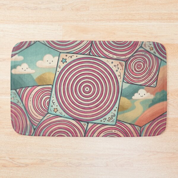 Item preview, Whimsical Geometric Swirls - Cartoony Affine Tile Pattern designed and sold by AirCrayons27.