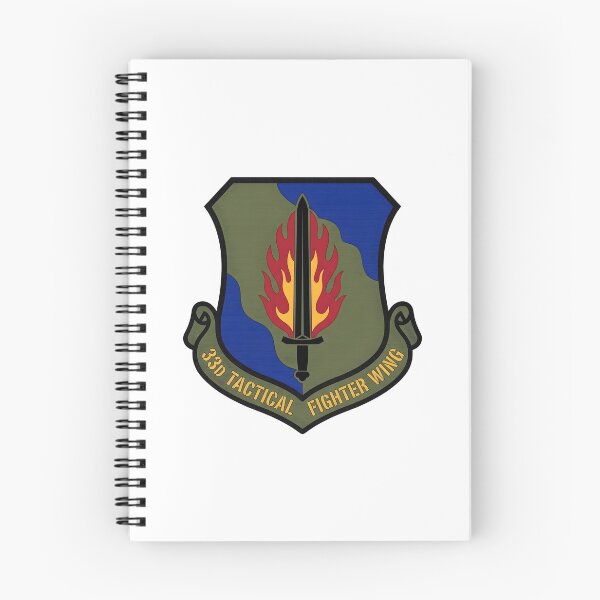 Item preview, US Air Force 33rd Tactical Fighter Wing Emblem designed and sold by CharlieDesings.