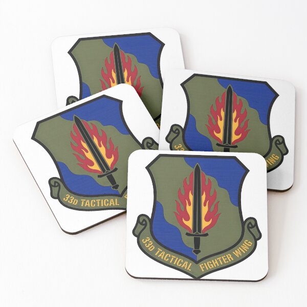 Item preview, US Air Force 33rd Tactical Fighter Wing Emblem designed and sold by CharlieDesings.