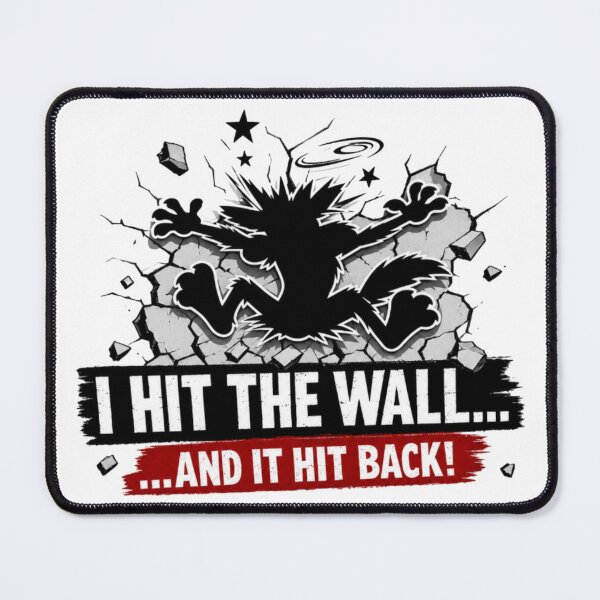 Item preview, i hit the wall and it hit back. designed and sold by GHOSTLABELCO.