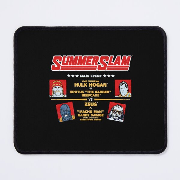 Item preview, WWF SummerSlam Main Event Champion Hulk Hogan and Brutus the Barber Beefcake vs Zeus designed and sold by STVSpinsDesign.