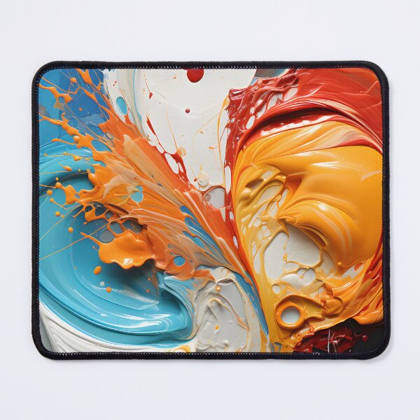 Item preview, Abstract Fluid Art Explosion – Modern Color Splash Wall Decor designed and sold by LoveNurseries.