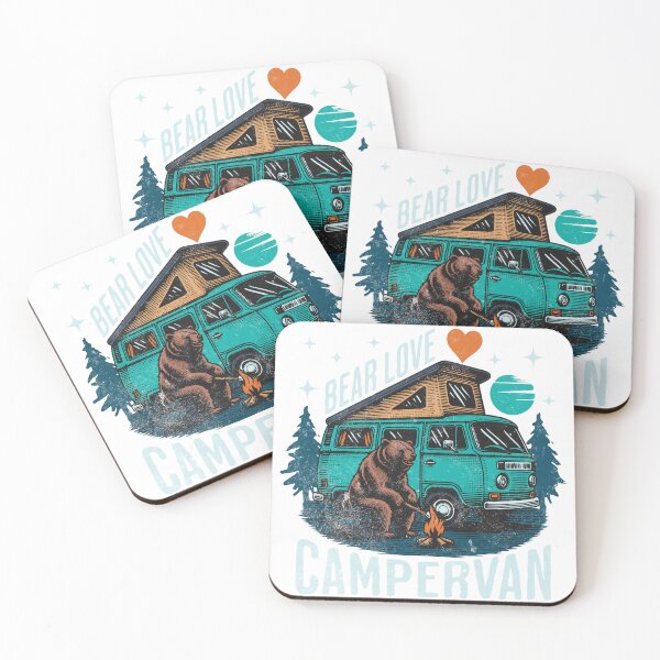Item preview, Bear Love CamperVan designed and sold by D4m4g3dG00ds.