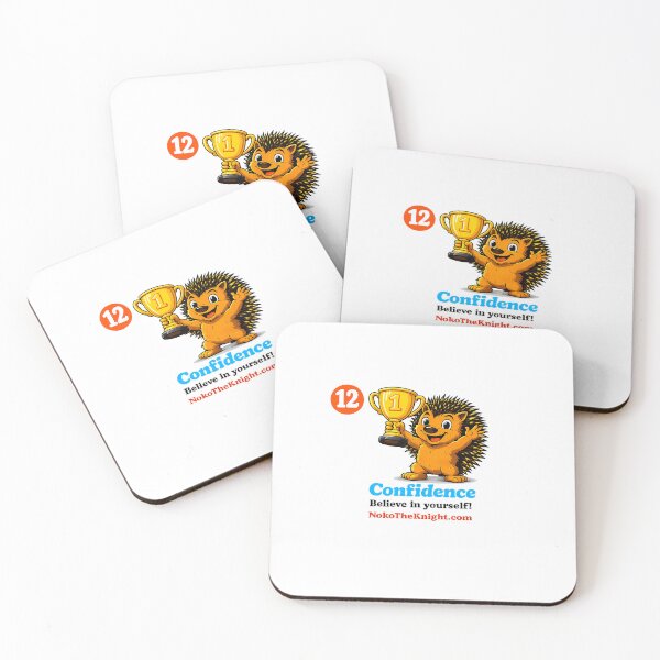 Item preview, Noko The Knight® Confidence - Believe in yourself! Single Sticker designed and sold by NokoTheKnight.
