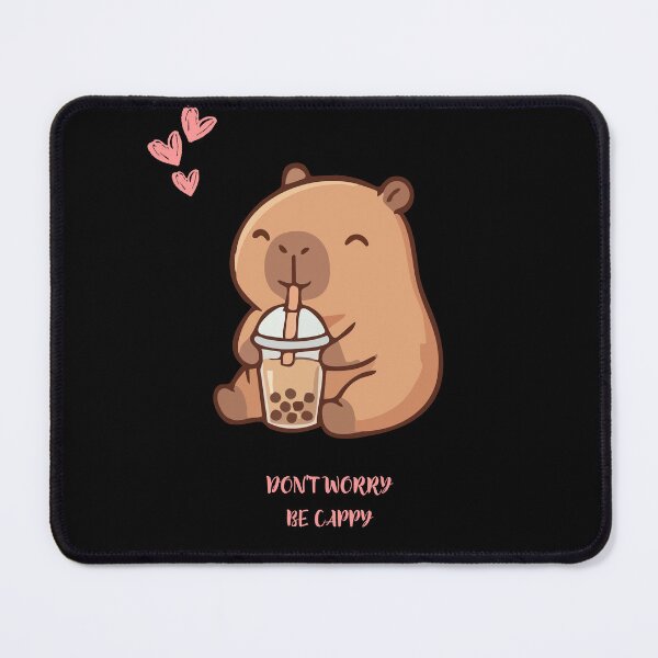 Item preview, Cute Capybara Dont Worry Be Cappy Funny Animal Pun designed and sold by DailyStickerLab.